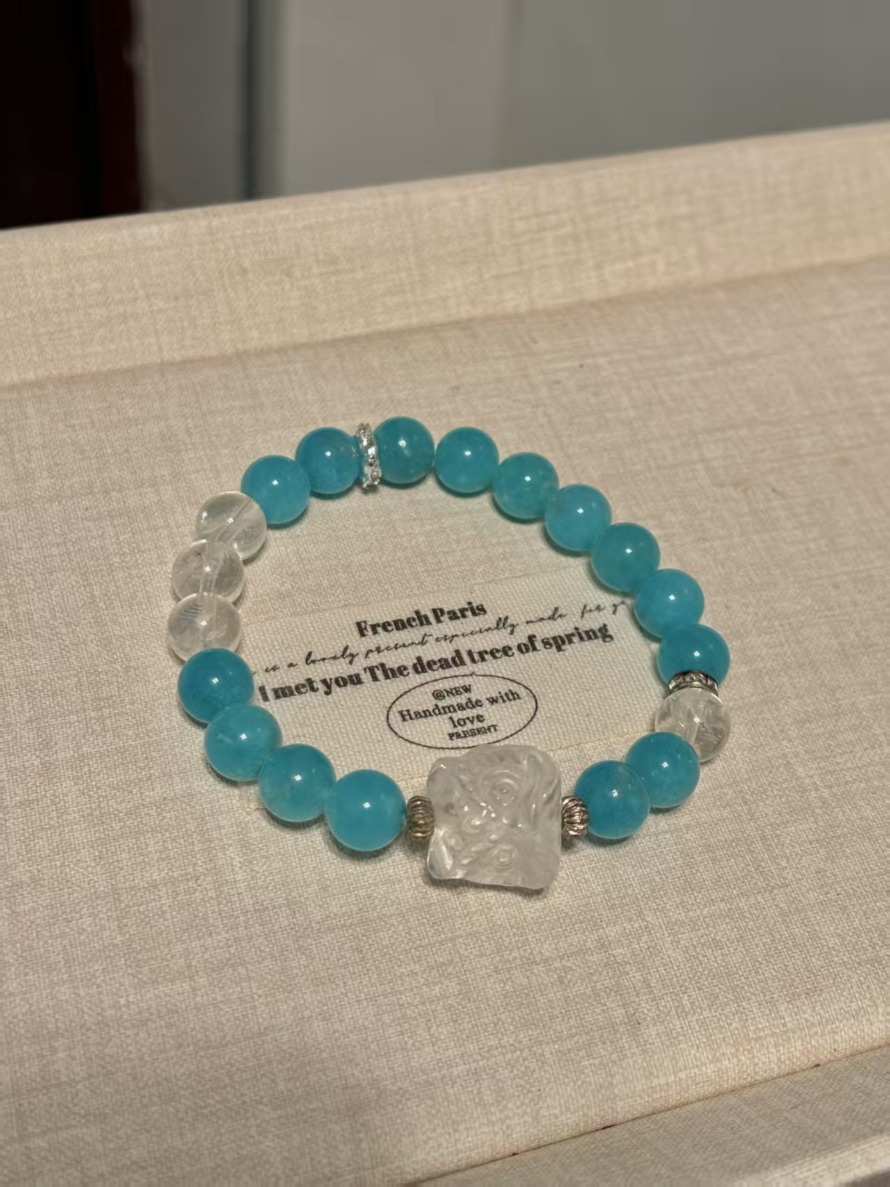 Cancer Rising crystal bracelet