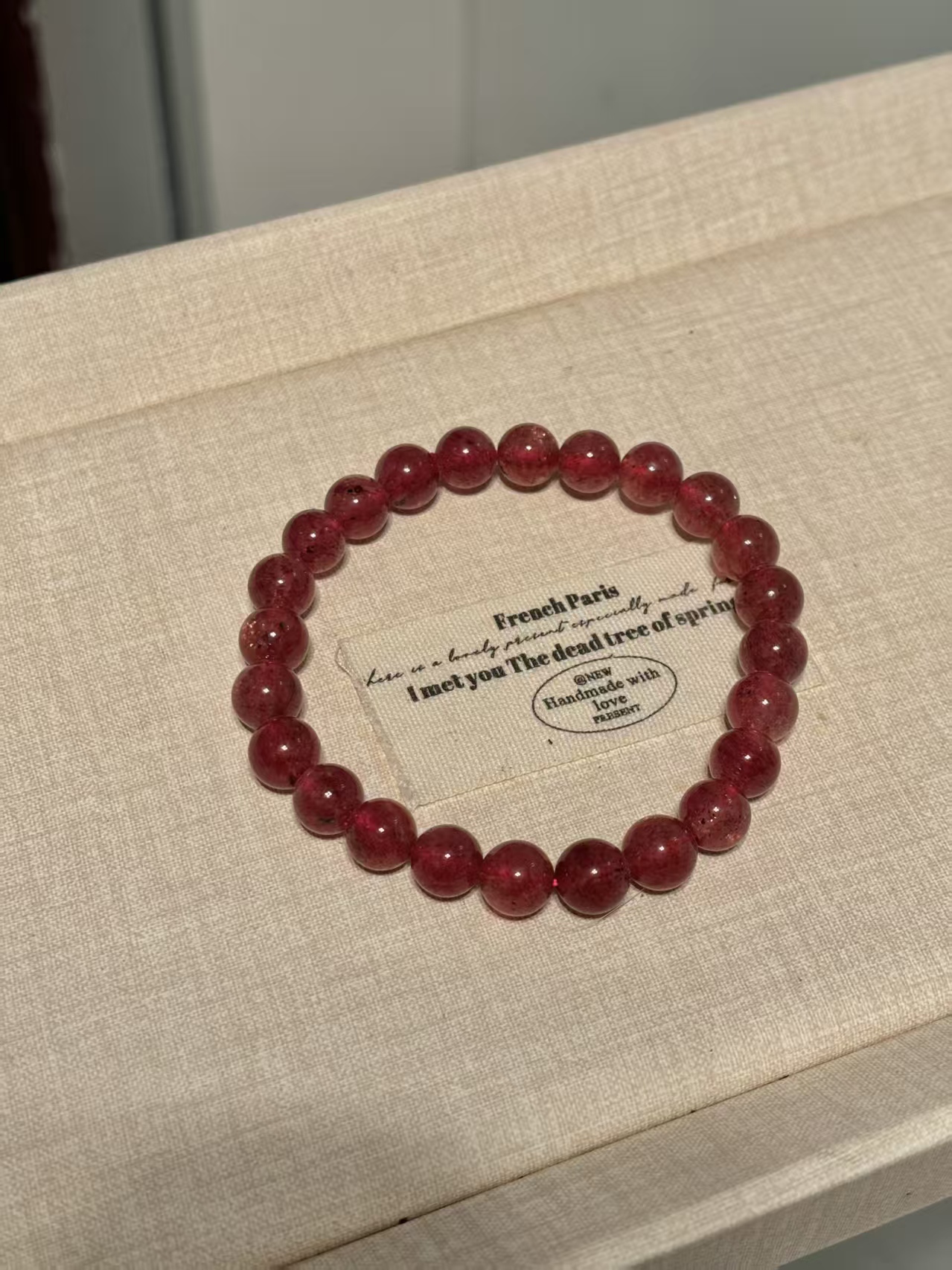 Aries Rising crystal bracelet
